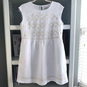 Madewell Linen Sandwave Dress